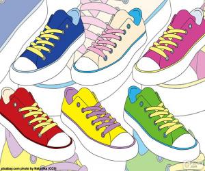 Puzzle Χρωματιστά αθλητικά παπούτσια